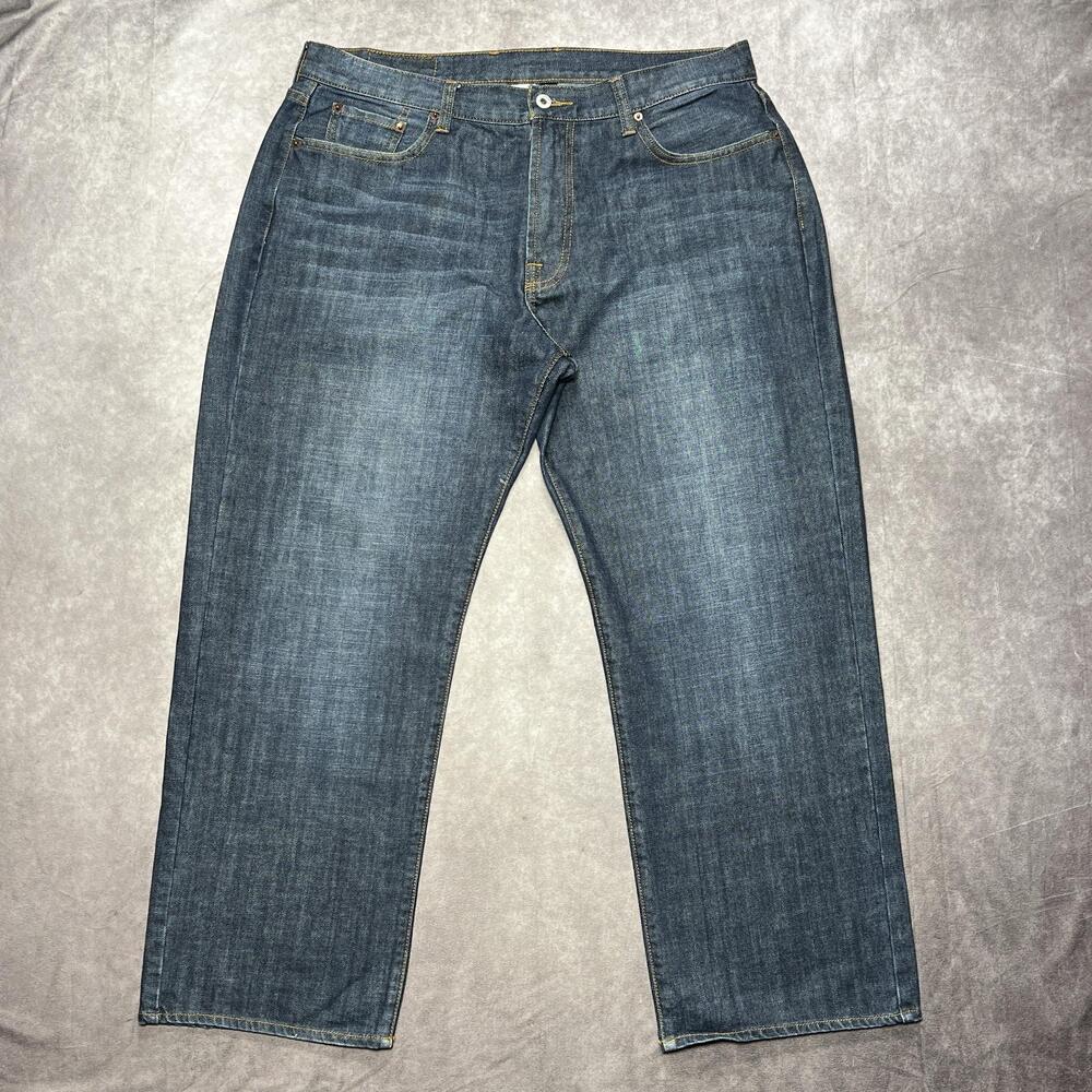 Lucky Brand Jeans Mens 36x29 Blue 181 Relaxed Straight Medium Wash Denim